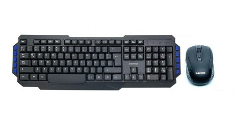 Imagen 2 de 3 de Combo Teclado Multimedia Y Mouse Inalámbrico Solarmax Km304w