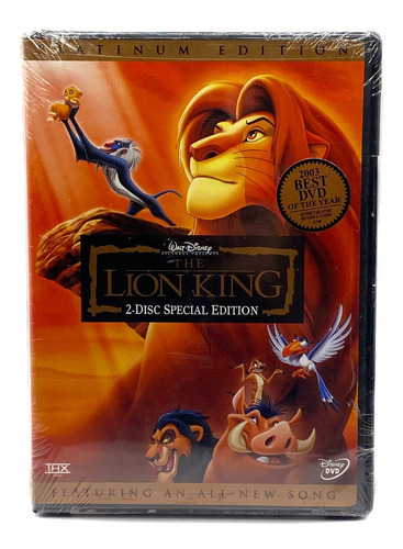 Dvd The Lion King - El Rey León / Edición 2 Discos / Nuevo