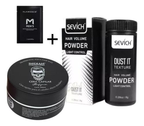 Polvo Texturizador De Cabello Sevich + Cera Capilar