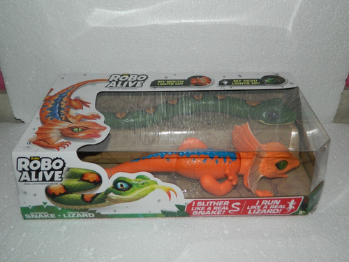 Zuru Robo Alive Slithering Snake Frilled Neck Lizard
