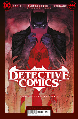 Batman: Detective Comics Núm. 10/ 35, De Spurrier, Simon., Vol. 0. Editorial Ecc Ediciones, Tapa Blanda En Español, 2023