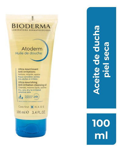  Bioderma Atoderm Aceite De Ducha Dermo Limpiador, 100ml