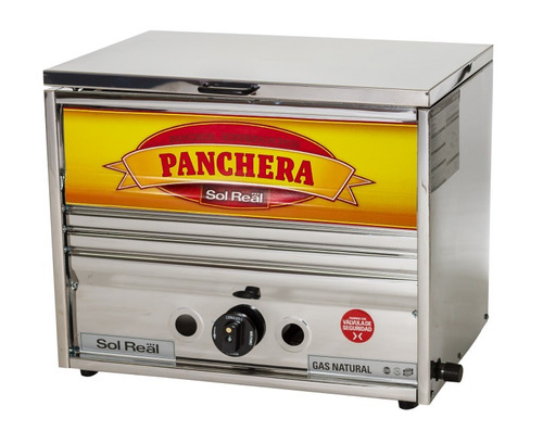 Panchera A Gas Sol Real Chica Acero Inox Tacho Enlozado