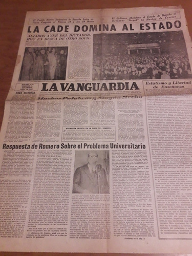 Diario La Vanguardia Partido Socialista Correo 18 09 1958