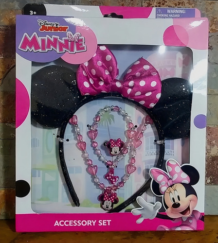 Minnie Mouse De Disney Junior Set Aacesorios Joyeria