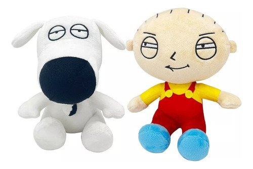 Mz 2 Peças De Pelúcia Do Family Guy Stewie Griffin Brian