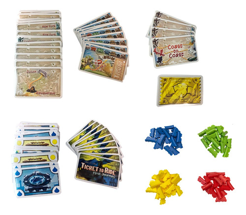 Juego De Mesa Ticket To Ride First Journey | Juego De Estrat