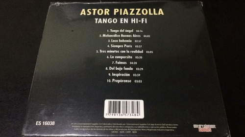 Astor Piazzolla - Tango En Hi-fi - Cd Nuevo Cerrado Digipack