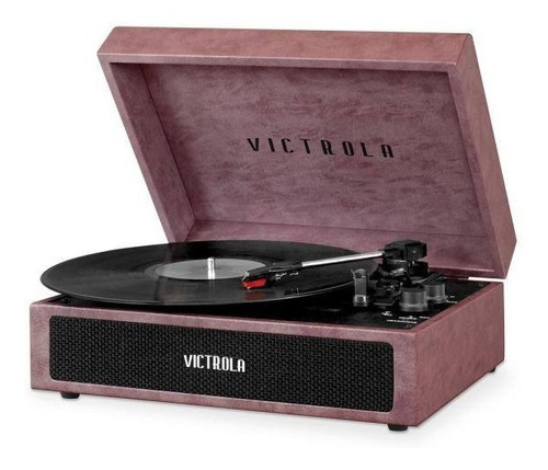 Victrola 3-en-1 Tocadiscos Bluetooth Maleta Con Tocadiscos D