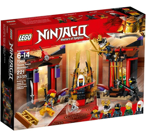 Set Juguete De Construcción Lego Ninjago Throne Room 70651