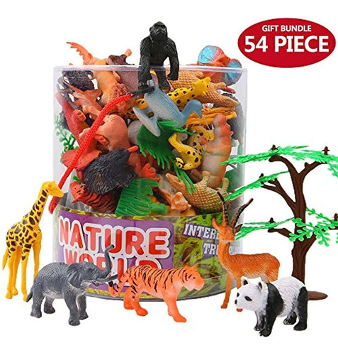 Figuras De Animales Pequeños De La Jungla