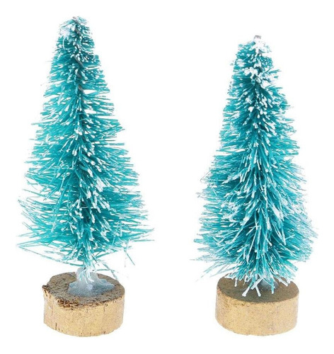 A Mini Decoración De Navidad Pequeños Pinos Árboles De