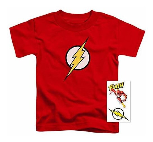 Youth Flash Lightning Bolt Camiseta Del Logotipo Para Los Mu