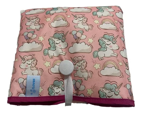  TDIAPERS Cambiador de bebé, cambiador portátil para bebé,  impermeable, reutilizable, cambiador de viaje para bebé recién nacido  (mariposa rosa dulce) : Bebés