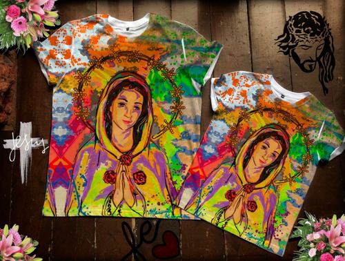 Camisetas Religiosas Virgen María