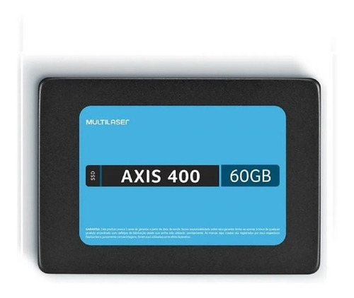 Disco sólido interno Multilaser AXIS 400 SS060BU 60GB preto