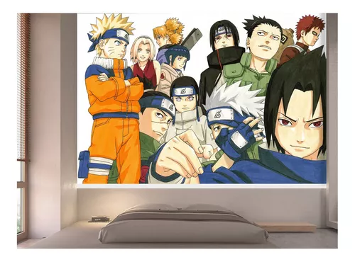 Os personagens principais do anime naruto