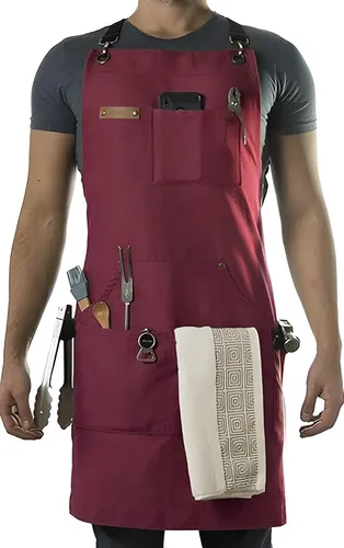 Delantal Pechera Unisex Multiuso Hogar Trabajo Parrilla