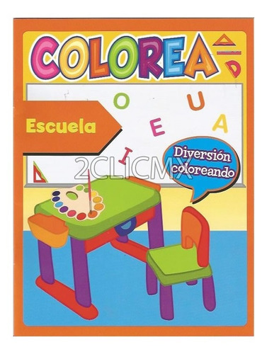 Libros Educativos Colorear Infantiles Niños Escuela 16 Pag