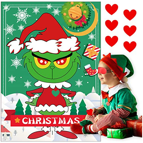 Juego De Navidad Pin Corazón Juegos De Navidad Niños,...