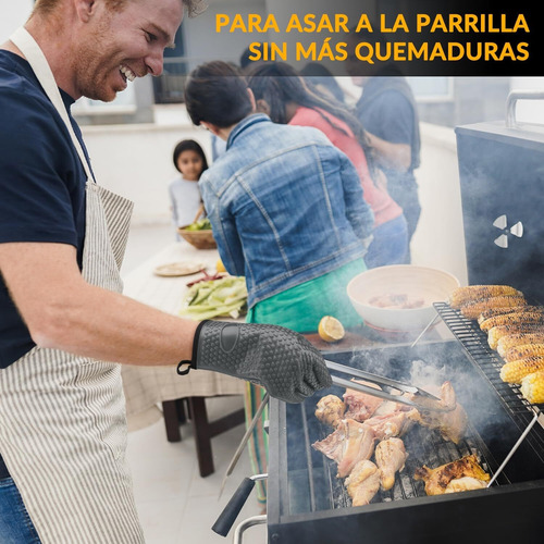 Guantes Asador De Parrilla Resistente A Altas Temperaturas