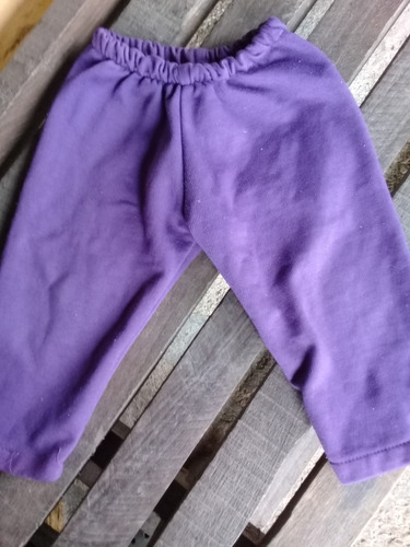 Deportivo Abrigado Usado Para Bebe En Color Lila 