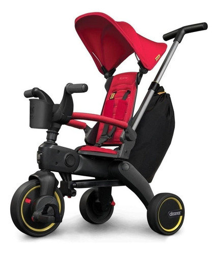 Triciclo Bicicleta Doona Liki Trike 4 En 1 S3 Premium Color Rojo