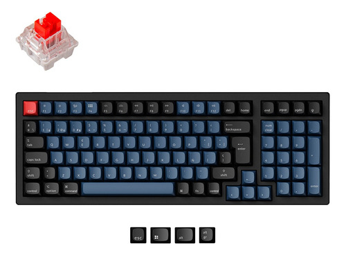 Teclado Mecánico Keychron K4 Pro Esp Rgb Sw/ Red Bluetooth