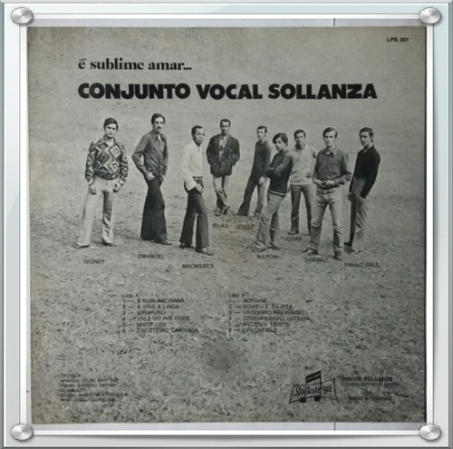 Lp Conjunto Vocal Sollanza E Sublime Amar... (Usado)
