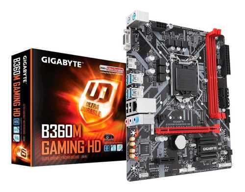 Placa Mae Gigabyte B360m Gaming Hd Lga 1151 Matx Ddr4