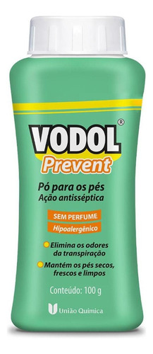Vodol Prevent Sem Perfume Pó Com 100g