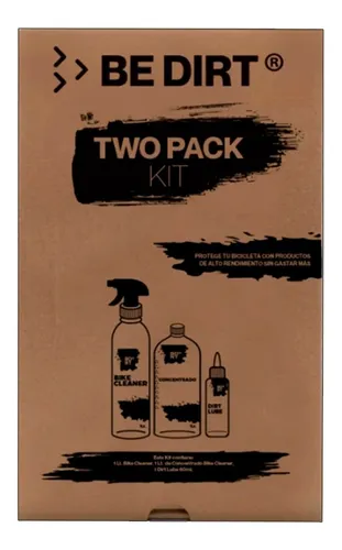 Kit De Limpieza Para Moto Y Bici Be Dirt 2 Pack