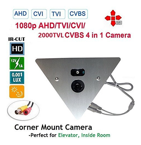 Sony Super Had Ccd Esquina Mountable Camara Gran Angular Mm