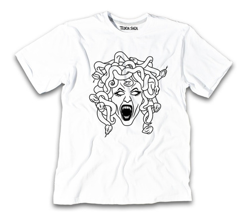 Camiseta Diosa Medusa Demonio Ropa Urbana Dark