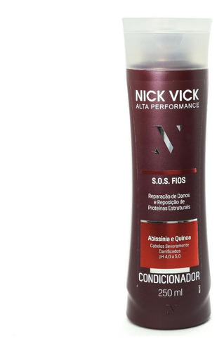 Condicionador Nick Vick Alta Performance Sos Fios 250ml