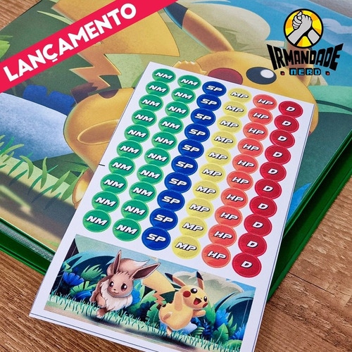 Imagem 6 de 10 de Pasta Tipo Fichário Pokémon + 10 Folhas Yes + 9 Cards