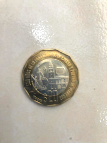 Moneda De 20 Pesos 500 Años Puerto De Veracruz