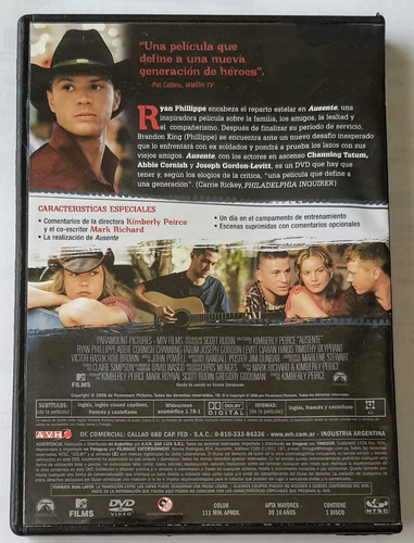 Ausente / Stop-loss - Dvd Original Usado Zona 4 (Usado)