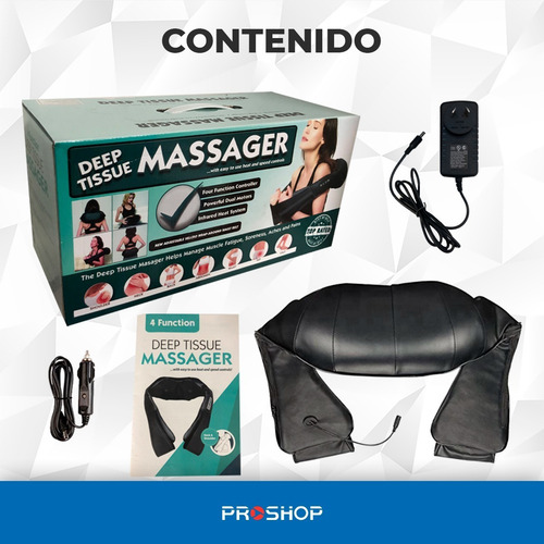 Imagen 8 de 10 de Masajeador Duo Cervical Hombros Pies Shiatsu Calor Ir 2019 !