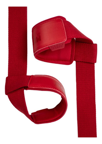 Strap Grip Sencillo Cinta Monkey Power Gym Crossfit Color Rojo