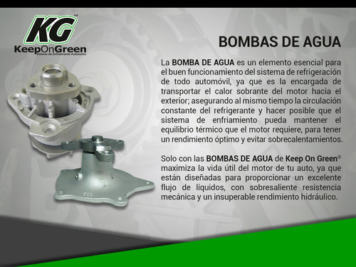 Bomba Agua Kg Eclipse V6 3.0l Mitsubishi 00/05
