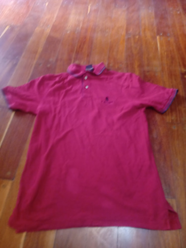 Chomba Remera Polo Club S Roja Manga Corta Roja