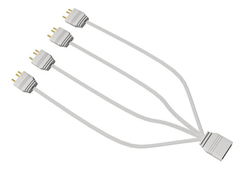 Adaptador De Conector Argb Splitter 5v 3pin Para 1 A 4