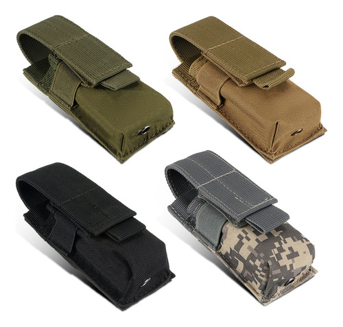 Porta Linterna Táctica Bolsa Militar Molle Ripstop 4