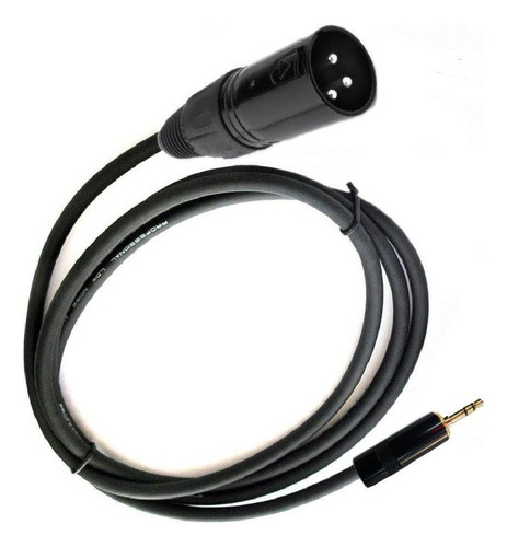 Cable Auxiliar Xlr Macho A Plug 3.5 De 25 Metros Balanceado