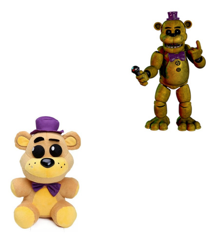 Peluche Five Nights At Freddy's (golden Freddy Morado) Fnaf