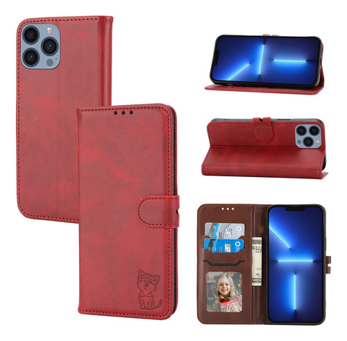 Bonita Funda De Piel Para Redmi Note 12 Pro Plus 5g/12r Pro 5g/12s 4g Ultrafina, Concha, Ranura Para Tarjetas