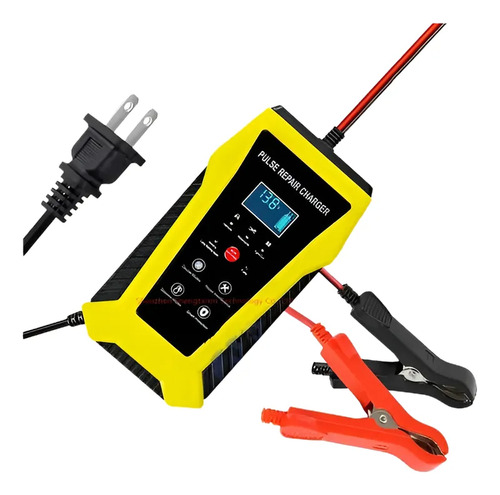 Cargador De Bateria Inteligente Carro O Moto 12v 6a Portatil