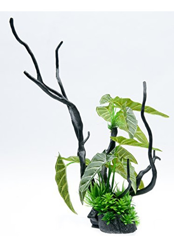 Ornamento Acuario Driftwood Aqua-plant Penn-plax (hoja