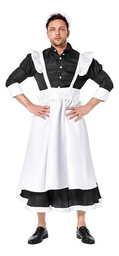 Disfraz De Cosplay Maid Hombres Lolita Kawai Sirvienta A